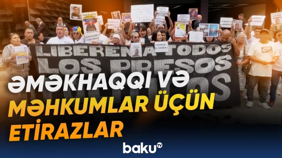 Venesuelada insanlar aksiya keçirdi