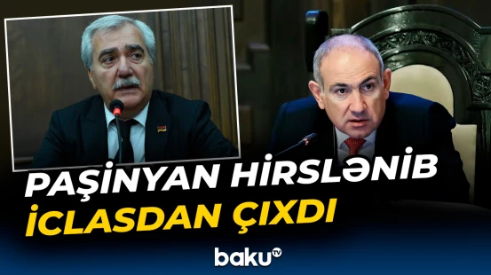 Ermənistan parlamentində qalmaqal yaşanıb