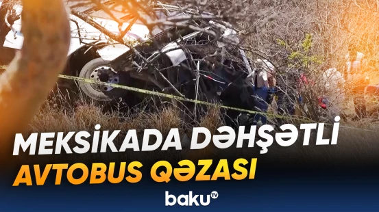 Turistləri daşıyan avtobusun aşması nəticəsində 11 nəfər öldü