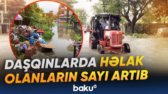 Hindistanda 655 mindən çox insan təbii fəlakətdən zərər çəkib