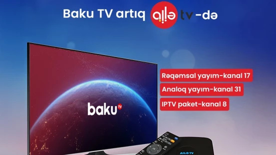 Baku TV daha bir kabel televiziyasında yayıma başladı