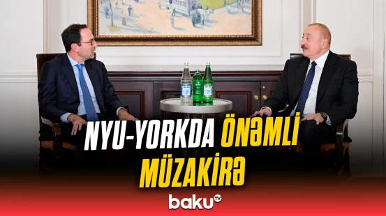 İlham Əliyev “Blackstone” şirkətinin prezidenti və baş əməliyyat direktoru Conatan Qrey ilə görüşdü