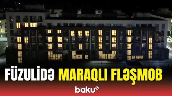 Füzuli sakinlərinin fləşmobu sosial şəbəkələrdə maraqla qarşılandı