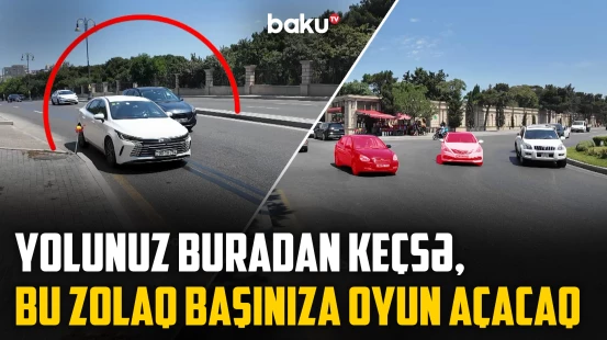Eyni ərazidə 2 təhlükə | Bu zolaq niyə heç bir standarta uyğun gəlmir? - NECƏ OLMALIDIR?