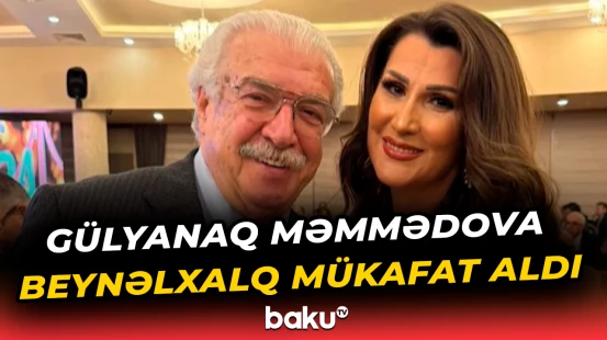Azərbaycanın Xalq artisti Türkiyədə mükafatlandırıldı