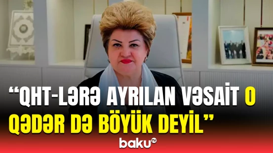 "QHT-lərə ayrılan vəsait o qədər də böyük deyil" | Tənzilə Rüstəmxanlı