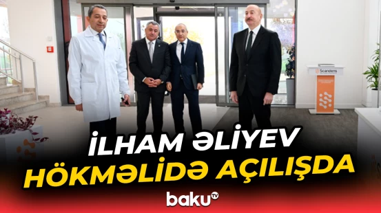 İlham Əliyev dərman preparatları istehsalı müəssisəsinin açılışında iştirak edib