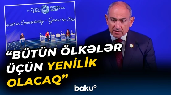 Cənubi Qafqazın inkişafı üçün şans yaranıb | Paşinyan Tbilisidə çıxış etdi