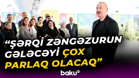 Prezident Məmmədbəyli və Ağalı kəndinin sakinləri ilə görüşdü