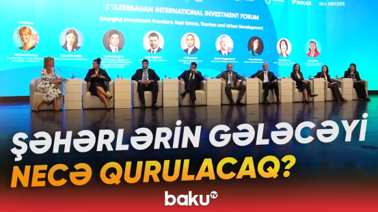 Şəhərsalmanın yeni istiqamətləri: “Zaha Hadid Architects”in iştirakı ilə Bakıda müzakirə - Baku TV
