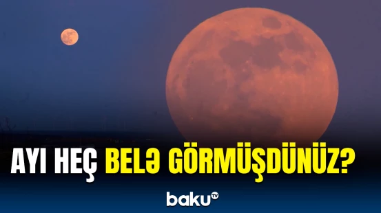 Ayda görənləri mat qoyan qeyri-adi hadisə