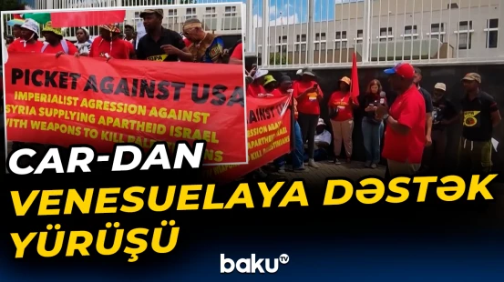 CAR-dan Venesuelaya dəstək nümayişi