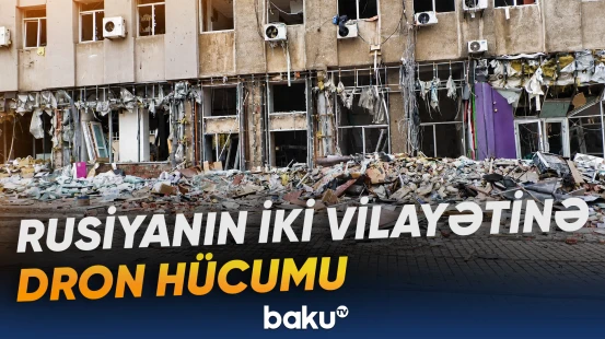 Dron hücumu zamanı iki vilayətdə yaşayış binaları və tibb müəssisəsi ziyan çəkib