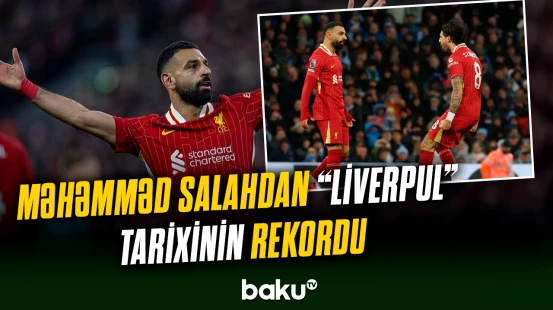 "Liverpul"un vingeri Məhəmməd Salah yeni uğura imza atıb