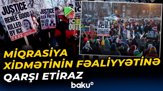ABŞ-də Miqrasiya Xidmətinin fəaliyyətinə qarşı etiraz