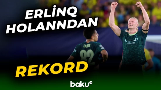 Erlinq Holann Ronaldunun göstəricisini təkrarlayıb