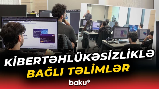 Azərbaycan Kibertəhlükəsizlik Mərkəzində yeni təlimlərə qeydiyyat başlayıb