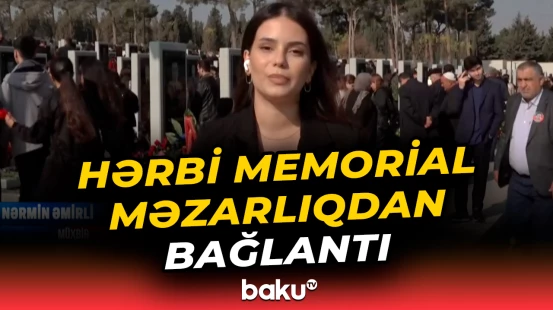 8 Noyabr ‒ Zəfər Günü ilə əlaqədar Hərbi Memorial Məzarlıq ziyarət edilir