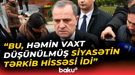 Qurbanları anırıq, gələcəyi qururuq | Ceyhun Bayramov açıqlama verdi