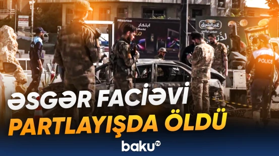 Suriyanın paytaxtında qorxulu anlar | Partlayış olan yerdən görüntülər