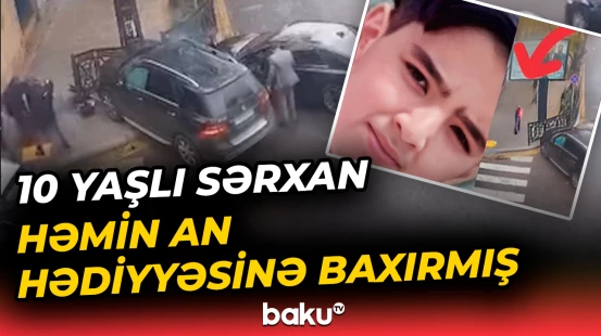 Bakının mərkəzində azyaşlı dəhşət yaşadı | Sürücünün biganəliyi müzakirələrə səbəb oldu