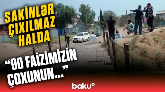 Təklə sakinlərinin həllini tapmayan körpü problemi