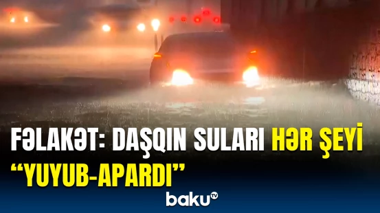 Güclü yağışlar fəlakətə səbəb oldu | Cənubi Koreyadan dəhşətli görüntülər