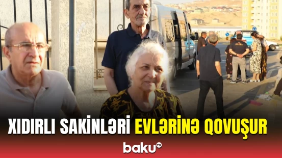 Ağdamın Xıdırlı kəndinə köç karvanı yola salındı