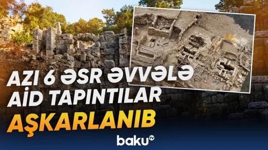 Su sistemi və məscid qalıqları qədim memarlığın səviyyəsindən xəbər verir
