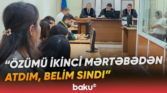 Kafeni yandıran şəxsin məhkəməsi | Xəsarət alan zərərçəkənlər gördükləri dəhşəti anlatdı - Baku TV
