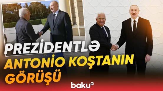 Prezident İlham Əliyevin Antonio Koşta ilə təkbətək görüşü olub