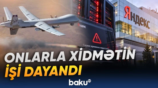 Rusiyaya PUA hücumu rəqəmsal sistemləri iflic etdi