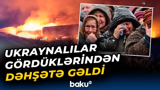 Rusiya Ordusu Ukrayna vilayətlərini atəşə tutdu