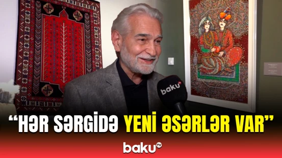 Arif Hüseynovun sərgisi | Azərbaycan Xalça Muzeyində “Zamanın ilmələri” layihəsi təqdim edildi
