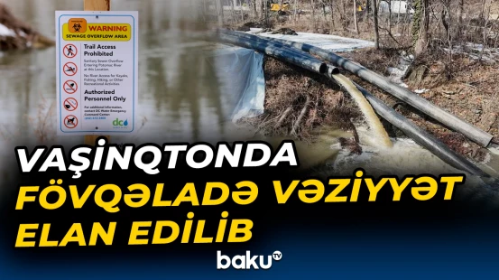 Tullantı suları Potomak çayına axıb