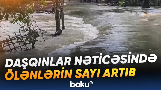 Hindistanda axtarış-xilasetmə işləri davam edir