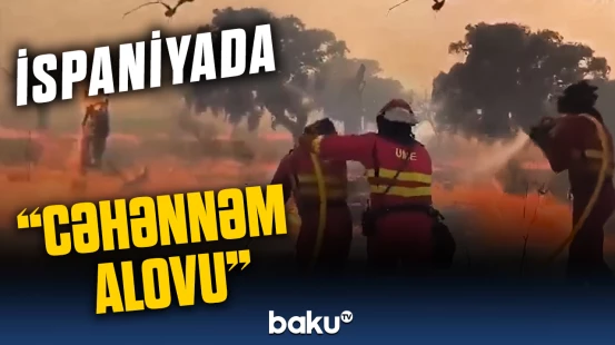 İspaniyadakı dəhşətli meşə yanğınlarından anbaan görüntülər