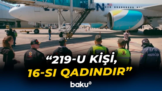ABŞ-dən deportasiya edilən venesuelalılar ölkəsinə qaytarıldı