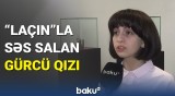 Gürcüstanda müsabiqədə "Laçın"ı ifa edən gürcü qızı Baku TV-yə danışdı