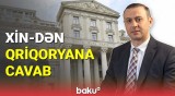 Azərbaycan XİN Qriqoryana cavab verdi