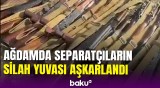 Müdafiə Nazirliyi görüntülər paylaşdı: erməni silahları müsadirə edildi