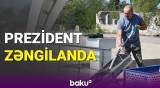 Prezident İlham Əliyevin Zəngilan səfəri
