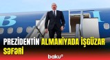Prezident İlham Əliyev Almaniyaya işgüzar səfərdədir
