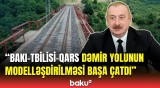 İlham Əliyevdən Bakı-Tbilisi-Qars dəmir yolu ilə bağlı açıqlama