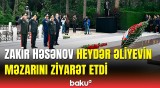 Müdafiə Nazirliyinin rəhbər heyəti Ulu Öndərin məzarını ziyarət etdi