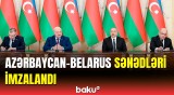 Azərbaycan və Belarus arasında sənədlərin imzalanma mərasimi keçirildi