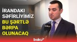 Ayxan Hacızadə Baku TV-yə danışdı | İrandakı səfirliyimiz bərpa edilir?