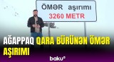 Baku TV Murovdağın zirvəsində | Kəlbəcərdə güclü qar