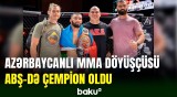 MMA Döyüşçümüz Mirəli Hüseynov kəmər döyüşündən qalib ayrılıb