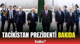 Azərbaycanda səfərdə olan Tacikistan Prezidenti Şəhidlər xiyabanını ziyarət edib